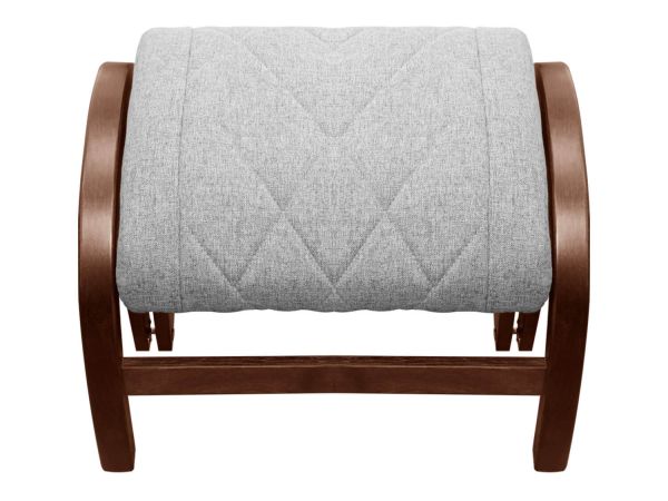 Massage rocking chair EGO TWIST EG2004 CHERRY Gray (TONY13) with pouffe